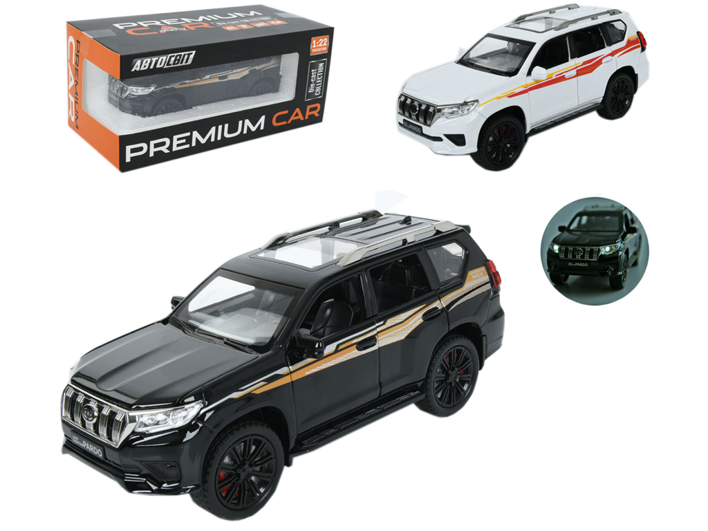 Джип инерционный металлический Premium AP-1994, 21 см, открывается дверь и свет, АвтоСвіт