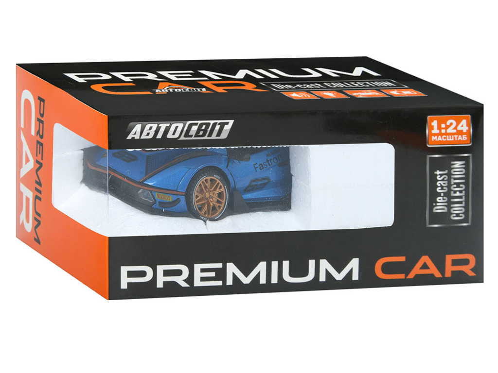 Машина металлическая инерционная Premium AP-2036, 23 см, свет и звук, АвтоСвіт