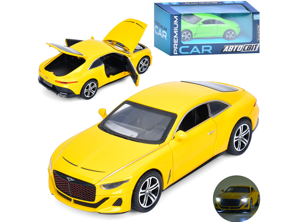 Машина металлическая инерционная Premium AP-2074, 15,5 см, свет и звук, АвтоСвіт