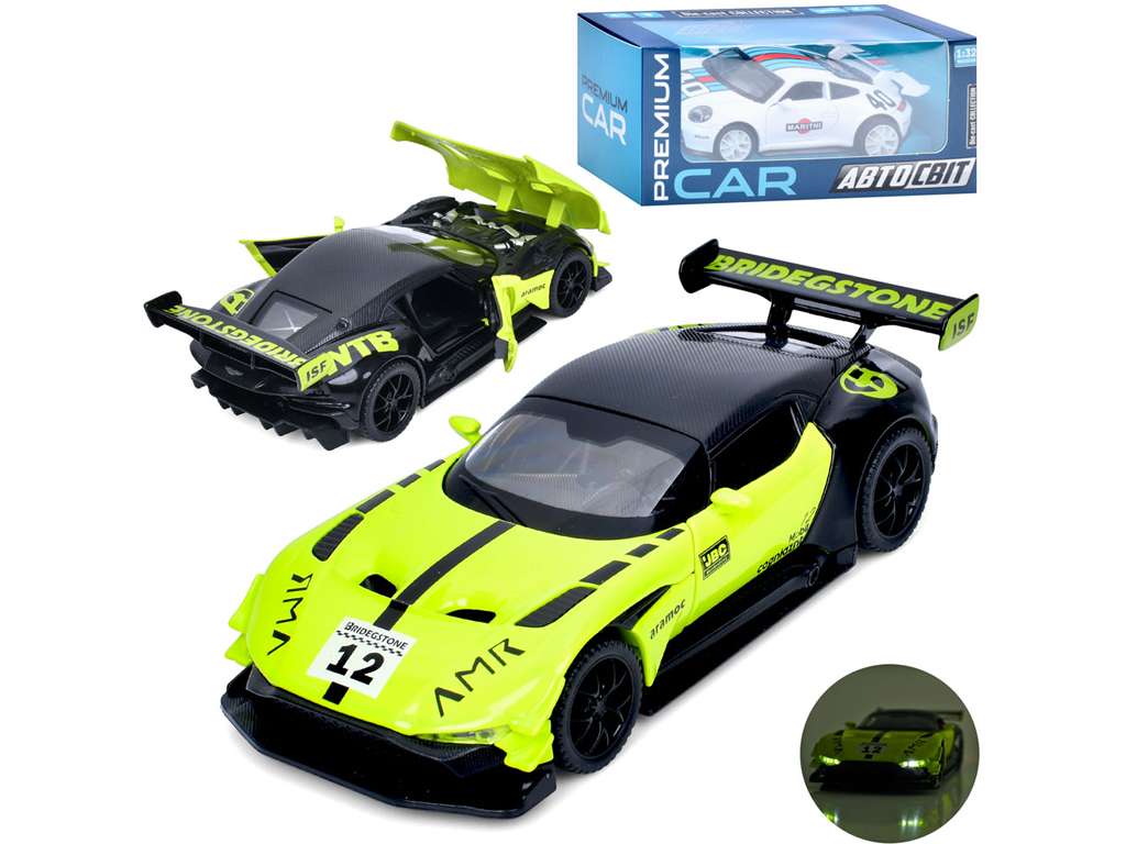 Машина металлическая инерционная Premium AP-2096, 15 см, свет и звук, АвтоСвіт