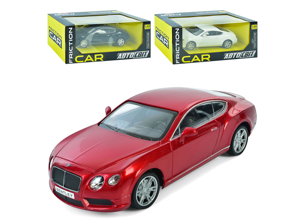 Машинка інерційна Bentley Continental GT AS-3009, 19.5 см, гумові колеса, АвтоСвіт