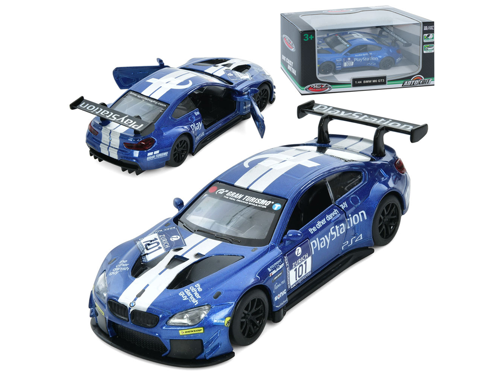 Машинка металева інерційна BMW M6 GT3. АвтоСвіт AS-3041