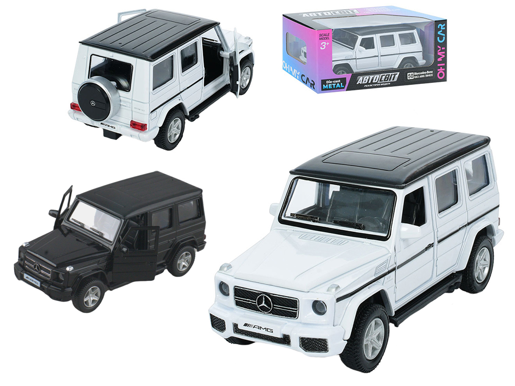 Джип інерційний металевий Mercedes-Benz G63 AMG, AS-3103, 15 см, відкриваються двері, АвтоСвіт