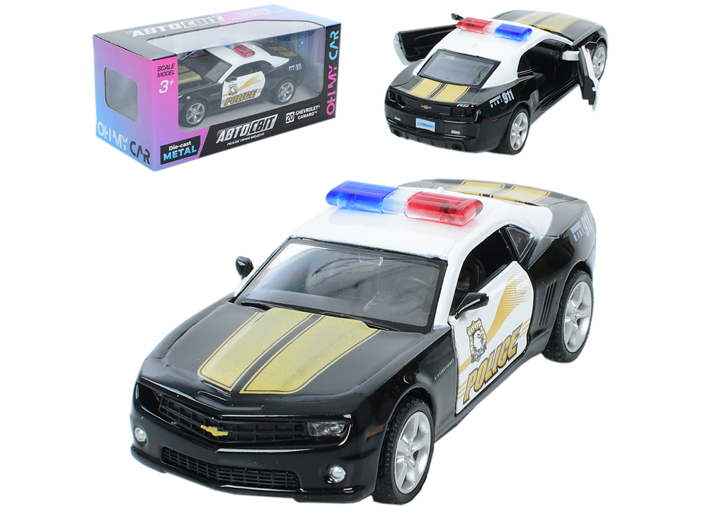 Машинка Chevrolet металлическая инерционная AutoМир AS-3127, открывающаяся дверь