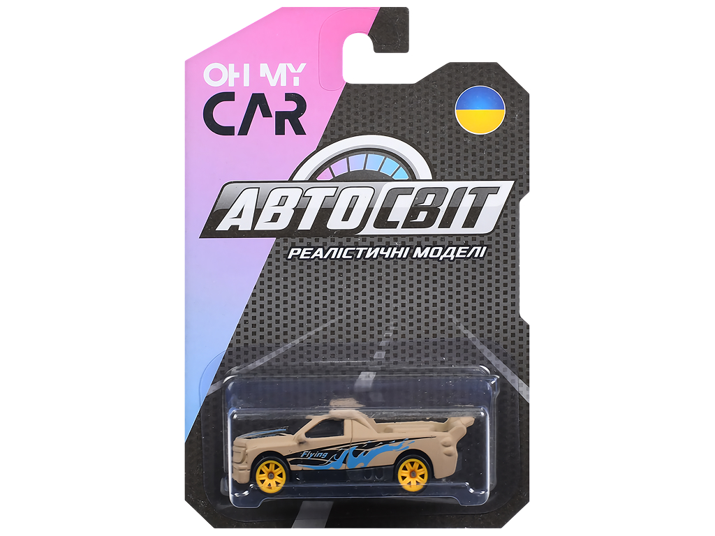 Модельная машинка АвтоСвіт, металлическая, 7 см, 8 видов (цена за 1шт)