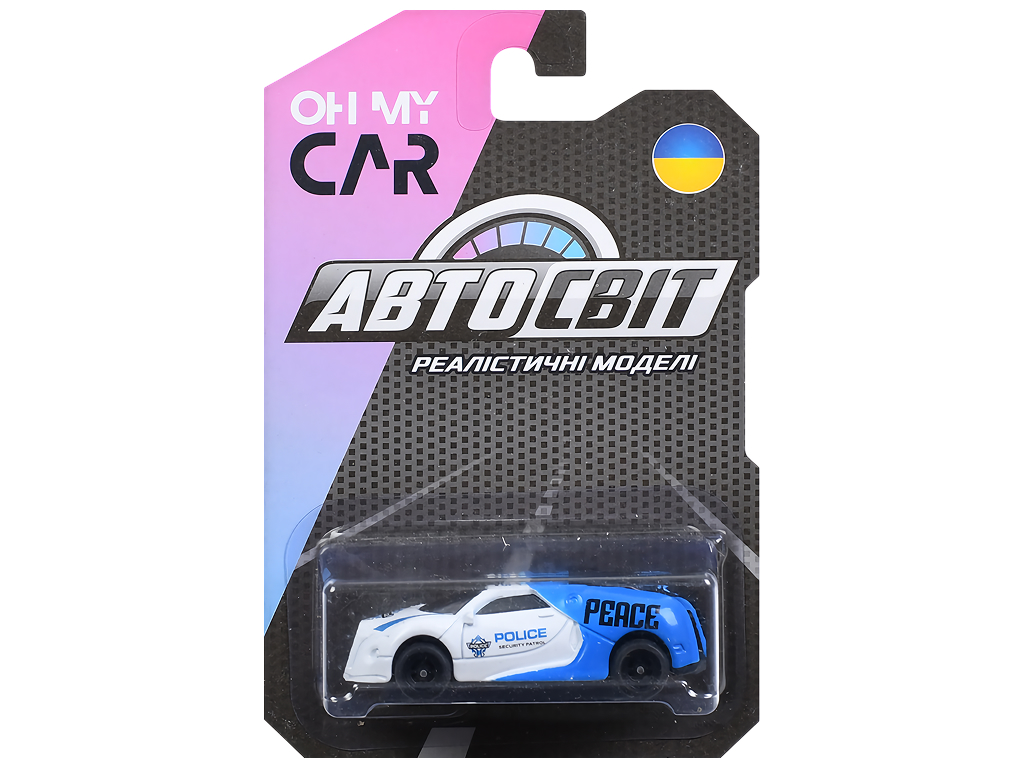 Модельная машинка АвтоСвіт, металлическая, 7 см, 8 видов (цена за 1шт)