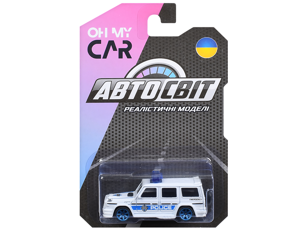 Модельная машинка АвтоСвіт, металлическая, 7 см, 8 видов (цена за 1шт)
