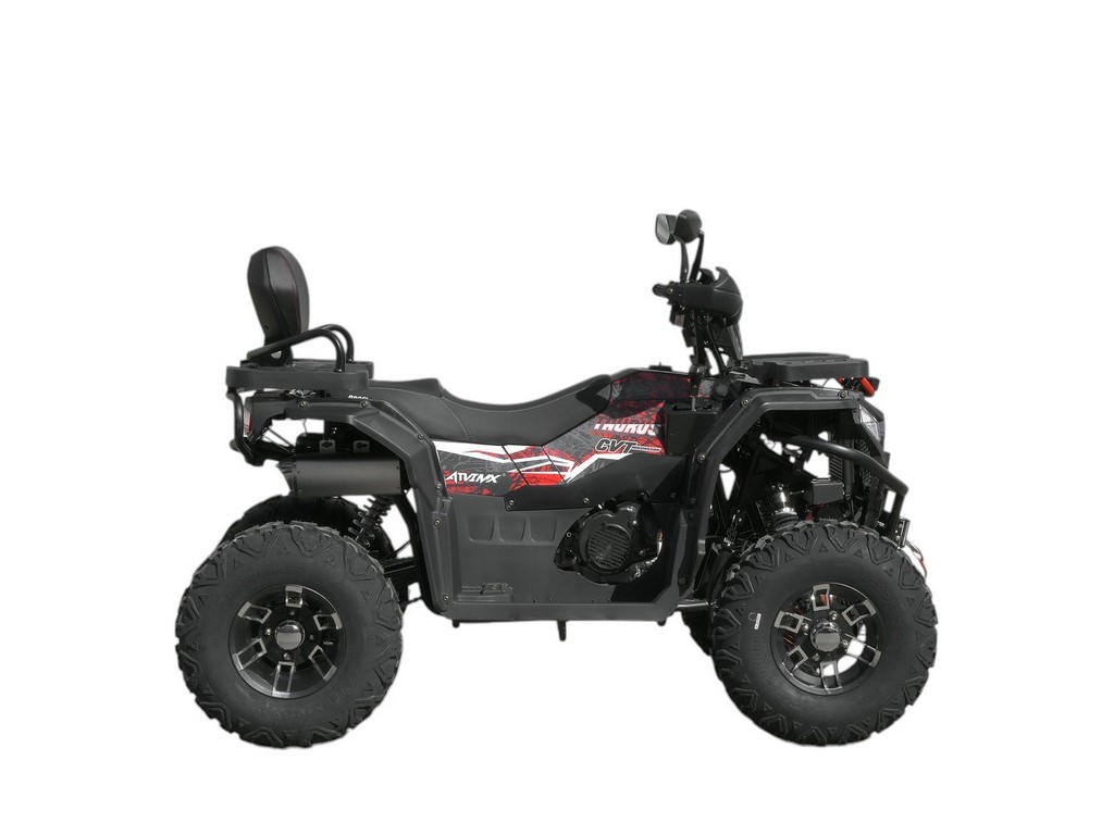 Квадроцикл бензиновий AT200L-2-3, 200 см³, 4-тактний двигун, F/N/R, червоно-чорний