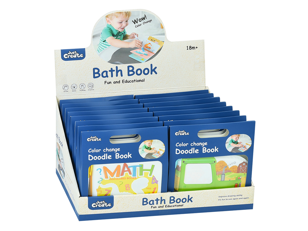 Игра для купания книга 14-12-2,5 см. BD550-BD552 (цена за 1 шт)