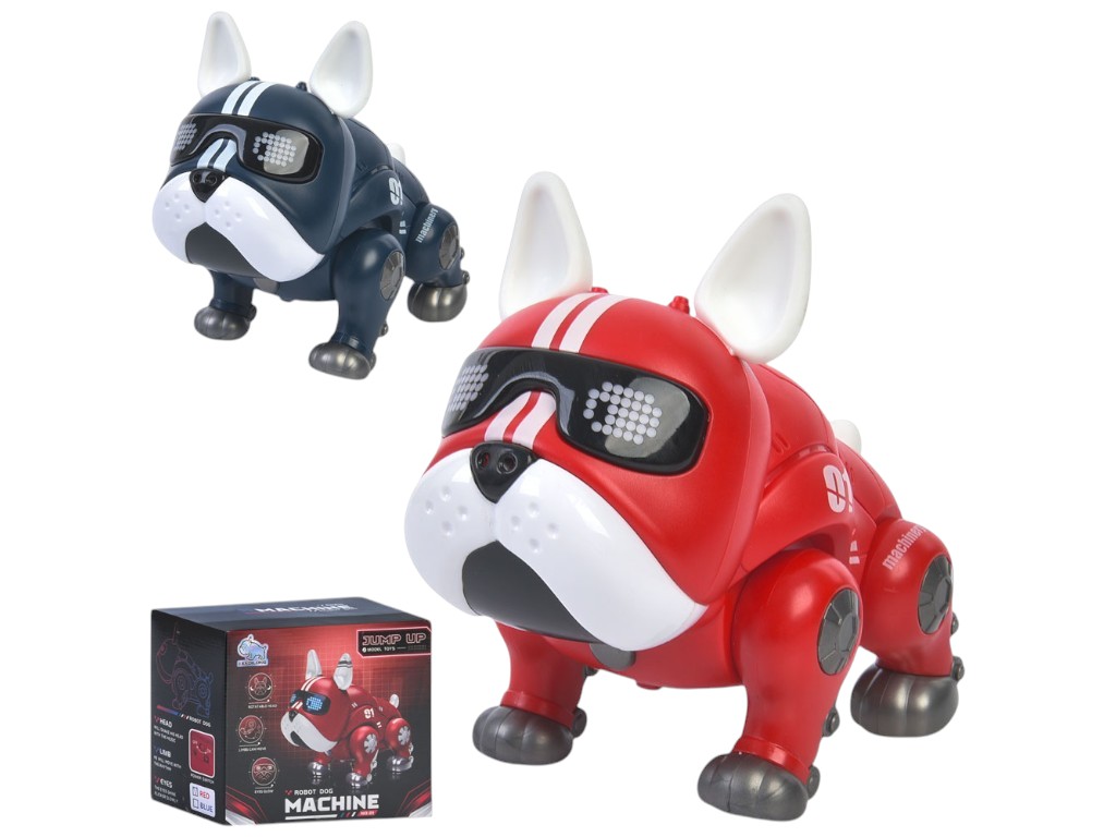 Іграшка собака інтерактивна Robot Dog BL-613B, 18 см, ходить і танцює, світло та музика