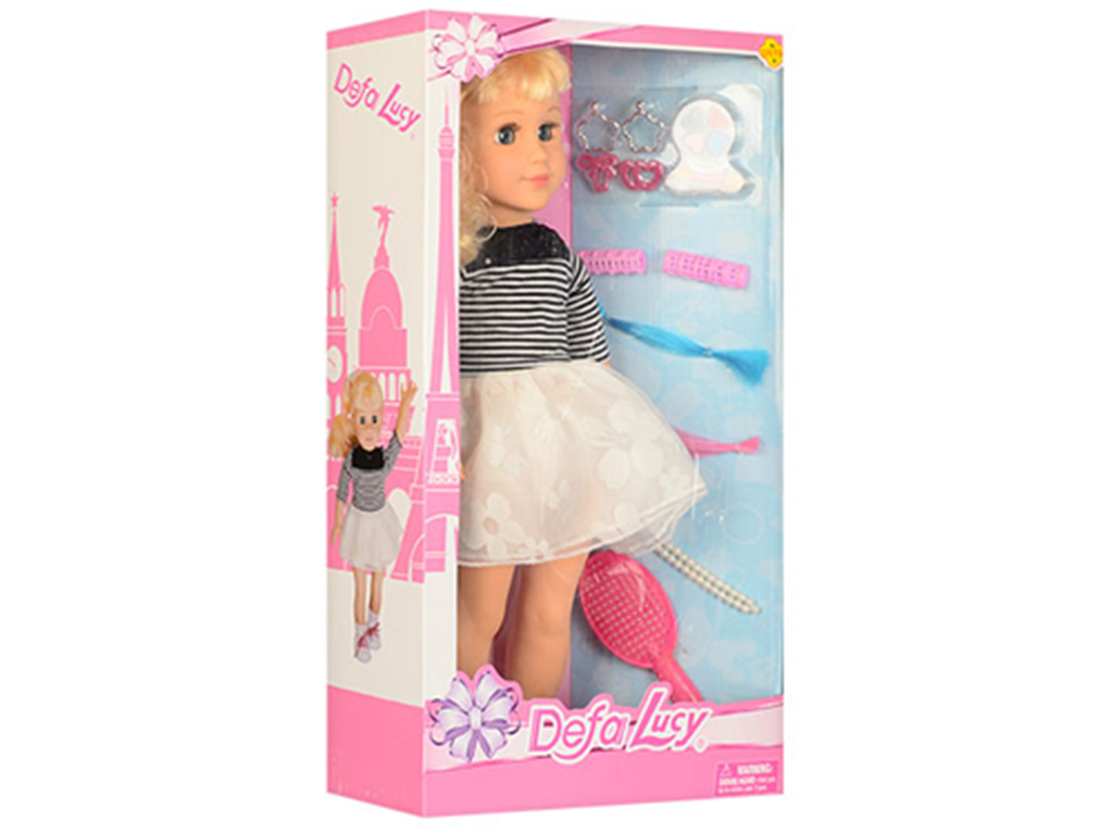 Кукла мягконабивная 46 см. Defa Lucy 5508