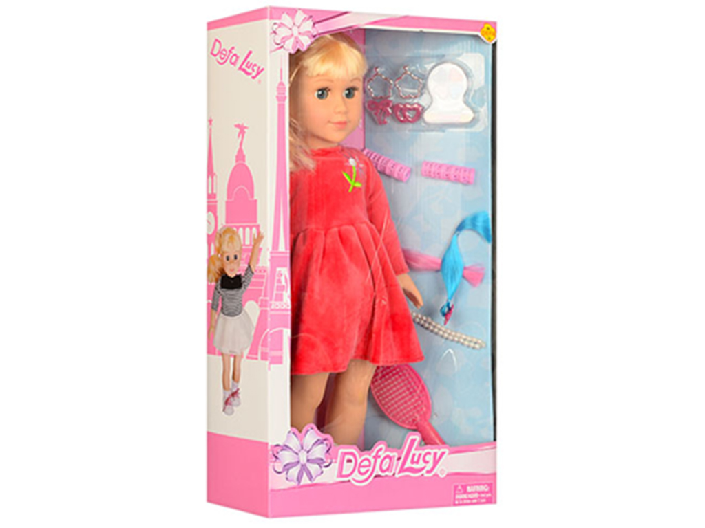 Кукла мягконабивная 46 см. Defa Lucy 5508