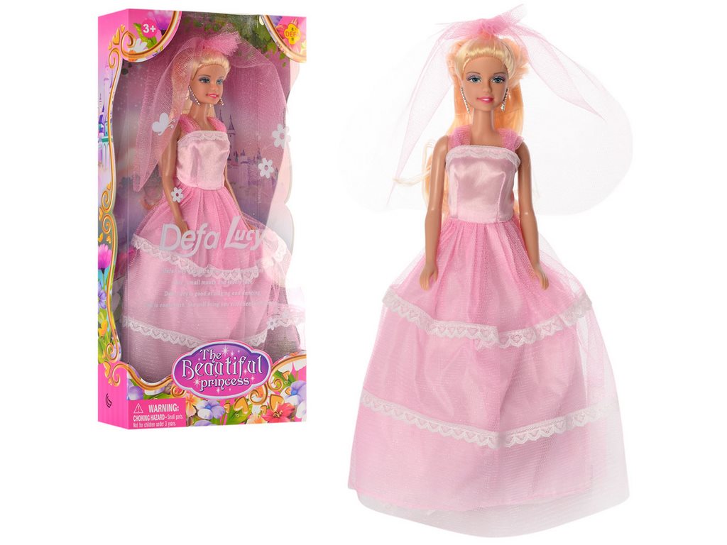 Кукла невеста Defa Lucy 8065, 28 см, в свадебном платье