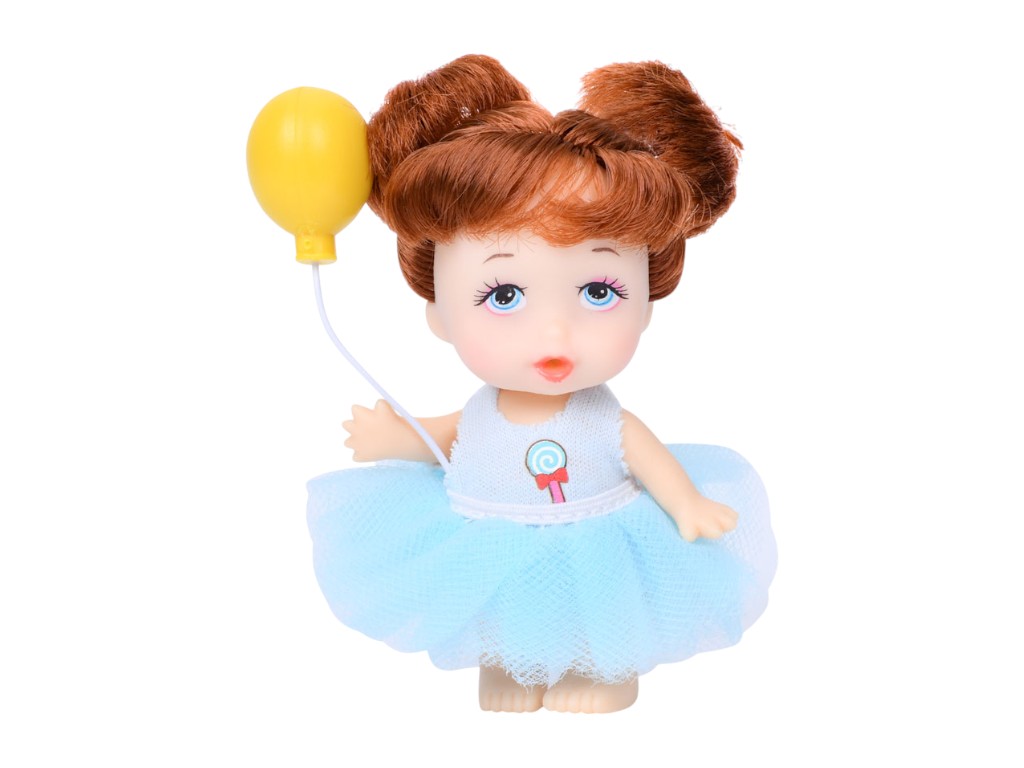 Кукла мини с шариком DH2337A, 7 см, с аксессуарами, DH (цена за 1 шт)
