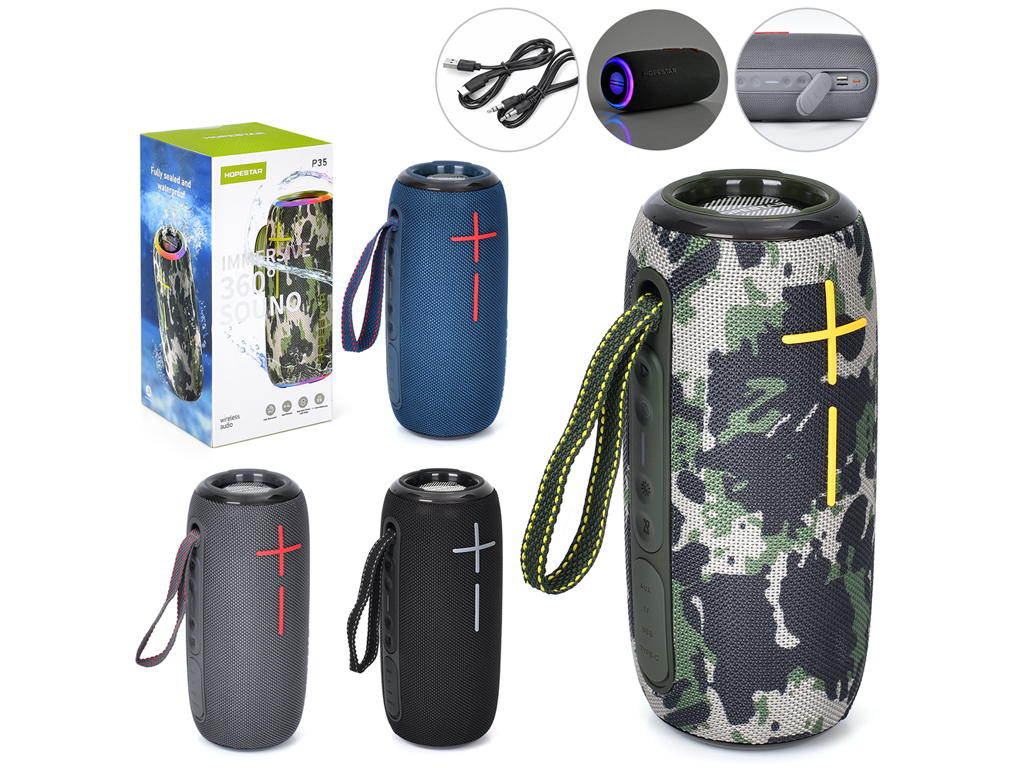 Колонка портативна Bluetooth P35. FG240503094Q; (ціна за 1шт)