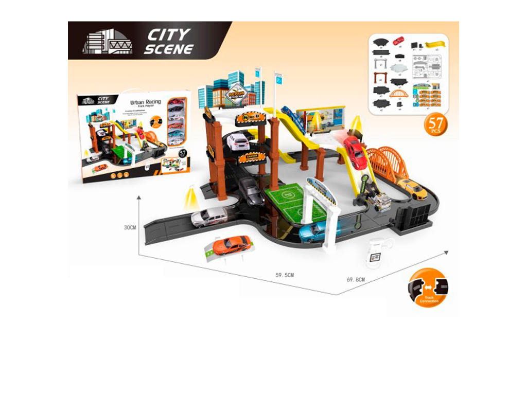 Игровой набор гараж 3 уровня FJ-642