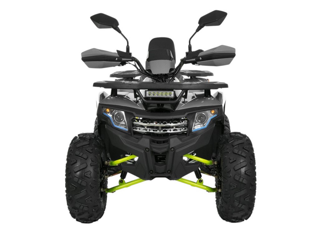Квадроцикл електричний HB-FC1450-11-5, сірий неоново-зелений, 1450W, 60V
