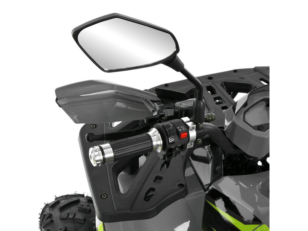 Квадроцикл електричний HB-FC1450-11-5, сірий неоново-зелений, 1450W, 60V