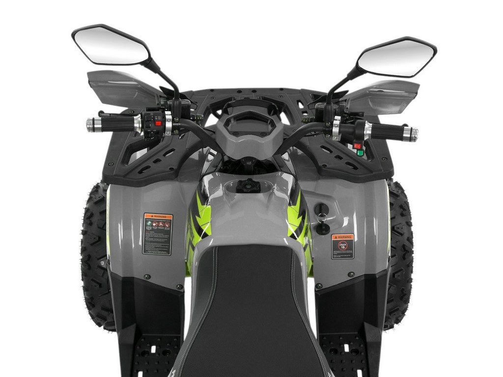 Квадроцикл електричний HB-FC1450-11-5, сірий неоново-зелений, 1450W, 60V