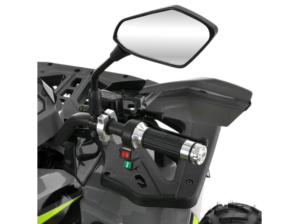 Квадроцикл електричний HB-FC1450-11-5, сірий неоново-зелений, 1450W, 60V