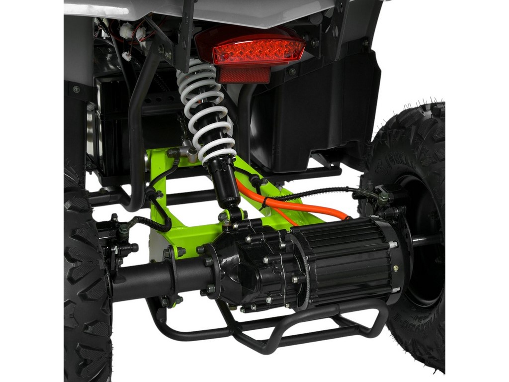 Квадроцикл електричний HB-FC1450-11-5, сірий неоново-зелений, 1450W, 60V