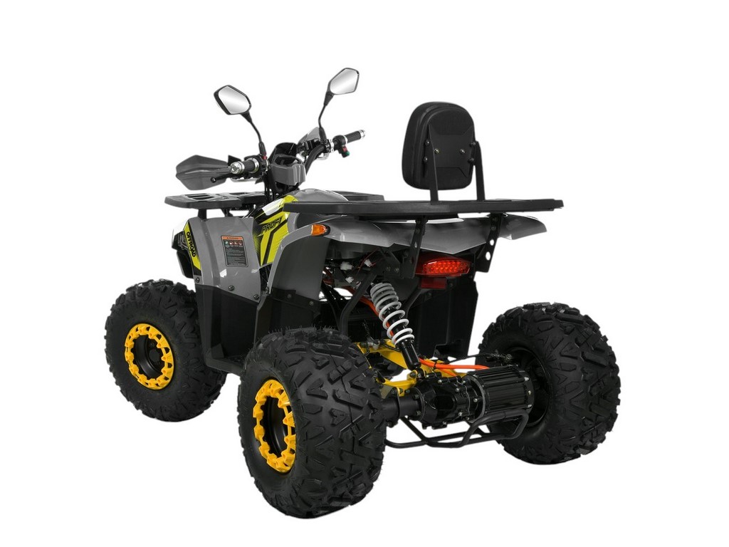 Квадроцикл електричний HB-FC1450-11-6, сірий жовтий, 1450W, 60V
