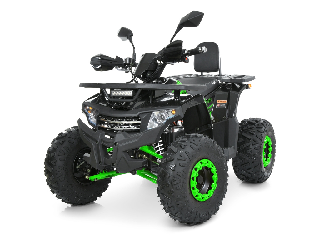 Квадроцикл електричний HB-FC1450-2-5 (MP3), чорно-зелений, 1450W, 60V