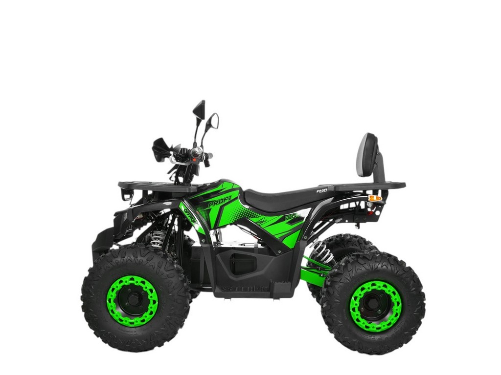Квадроцикл електричний HB-FC1450-2-5 (MP3), чорно-зелений, 1450W, 60V