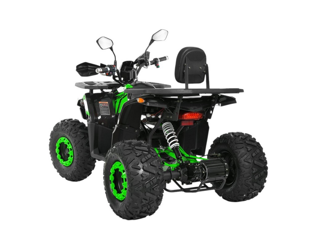 Квадроцикл електричний HB-FC1450-2-5 (MP3), чорно-зелений, 1450W, 60V