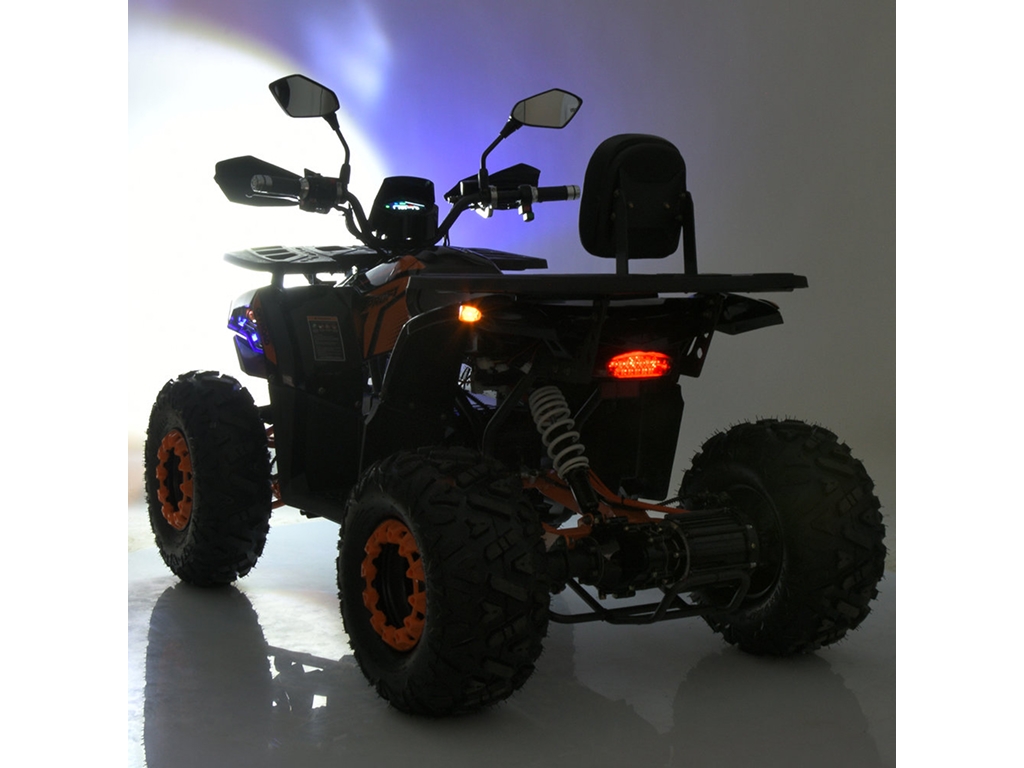 Квадроцикл електричний HB-FC1450-2-7 (MP3), чорно-оранжевий, 1450W, 60V