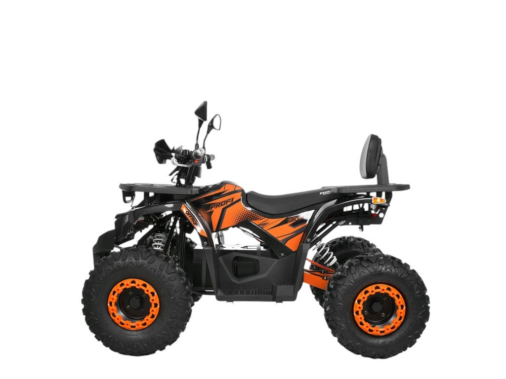 Квадроцикл електричний HB-FC1450-2-7 (MP3), чорно-оранжевий, 1450W, 60V