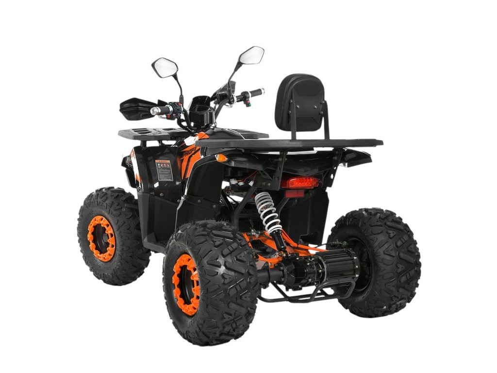 Квадроцикл електричний HB-FC1450-2-7 (MP3), чорно-оранжевий, 1450W, 60V