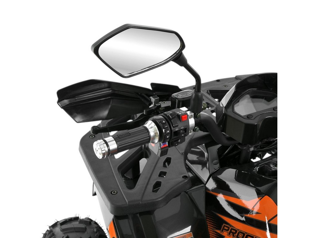 Квадроцикл електричний HB-FC1450-2-7 (MP3), чорно-оранжевий, 1450W, 60V