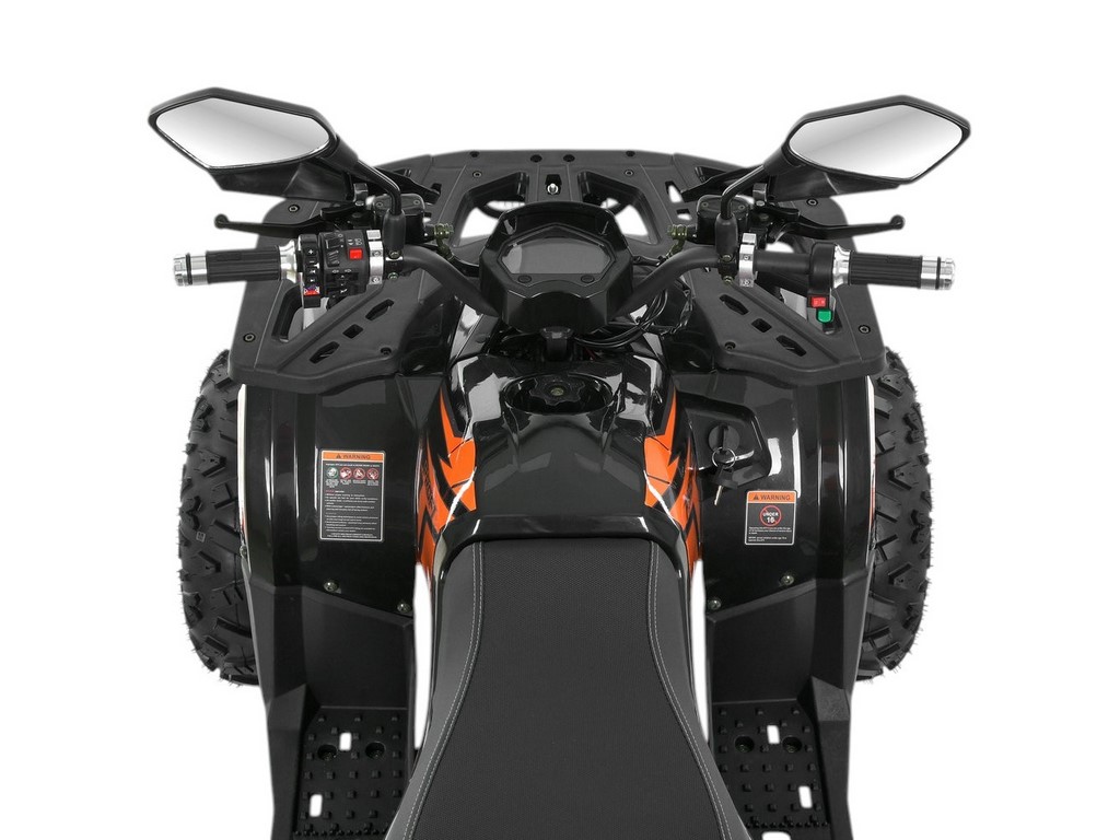 Квадроцикл електричний HB-FC1450-2-7 (MP3), чорно-оранжевий, 1450W, 60V