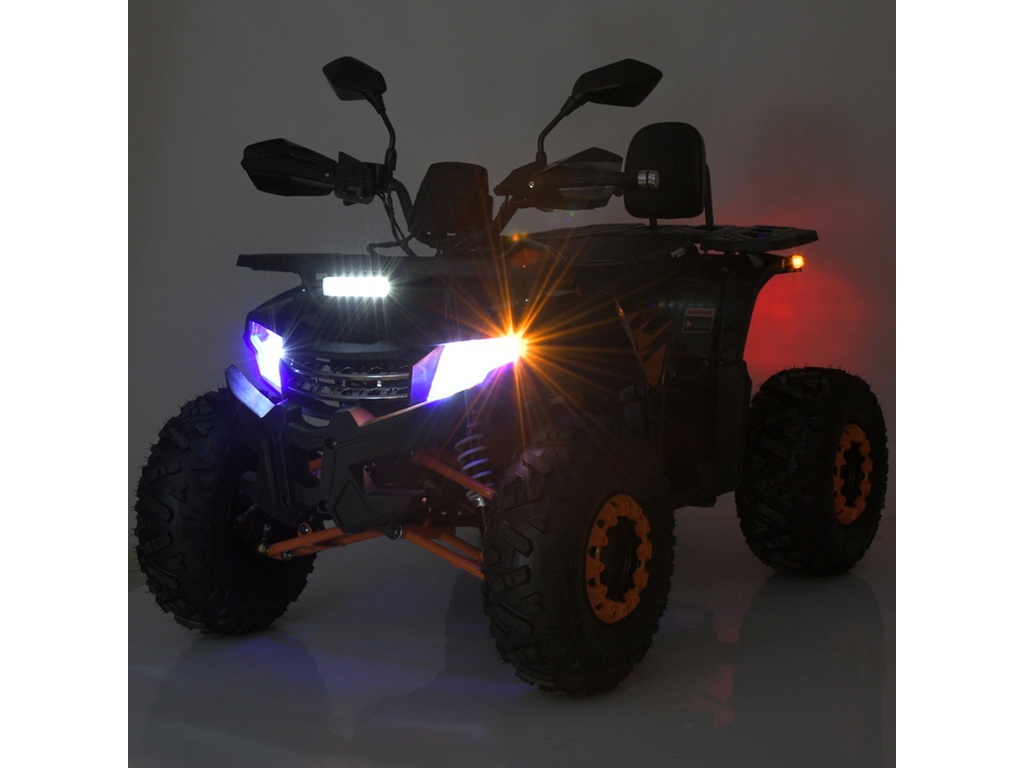 Квадроцикл електричний HB-FC1450-2-7 (MP3), чорно-оранжевий, 1450W, 60V