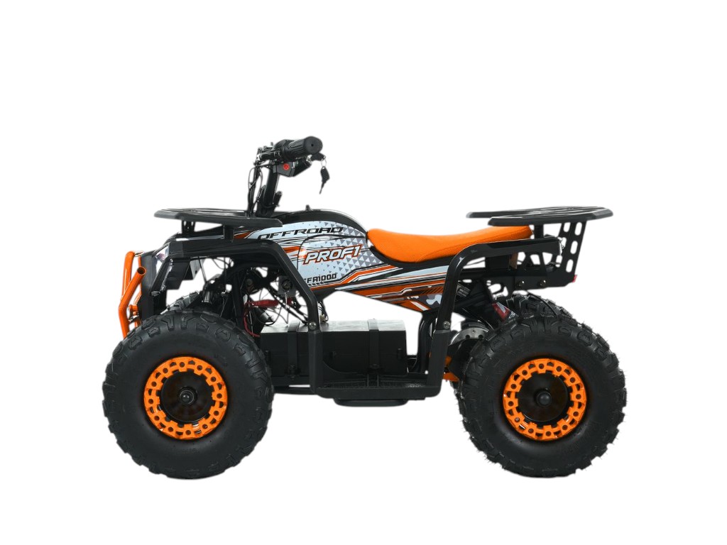 Квадроцикл дитячий електричний MP3 Bluetooth 1000W 12V помаранчевий
