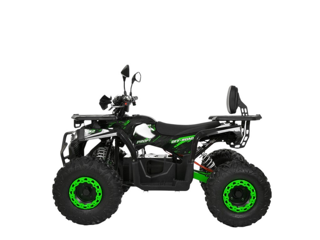 Квадроцикл електричний HB-FFN1450-2-5 (MP3), чорно-зелений, 1450W, 60V