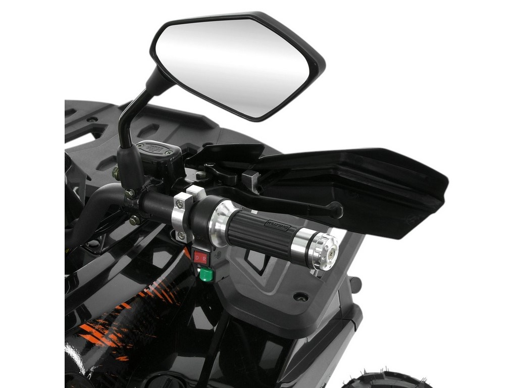 Квадроцикл електричний HB-FFN1450-2-7(MP3), 1450W, 12V/20Ah, чорно-помаранчевий