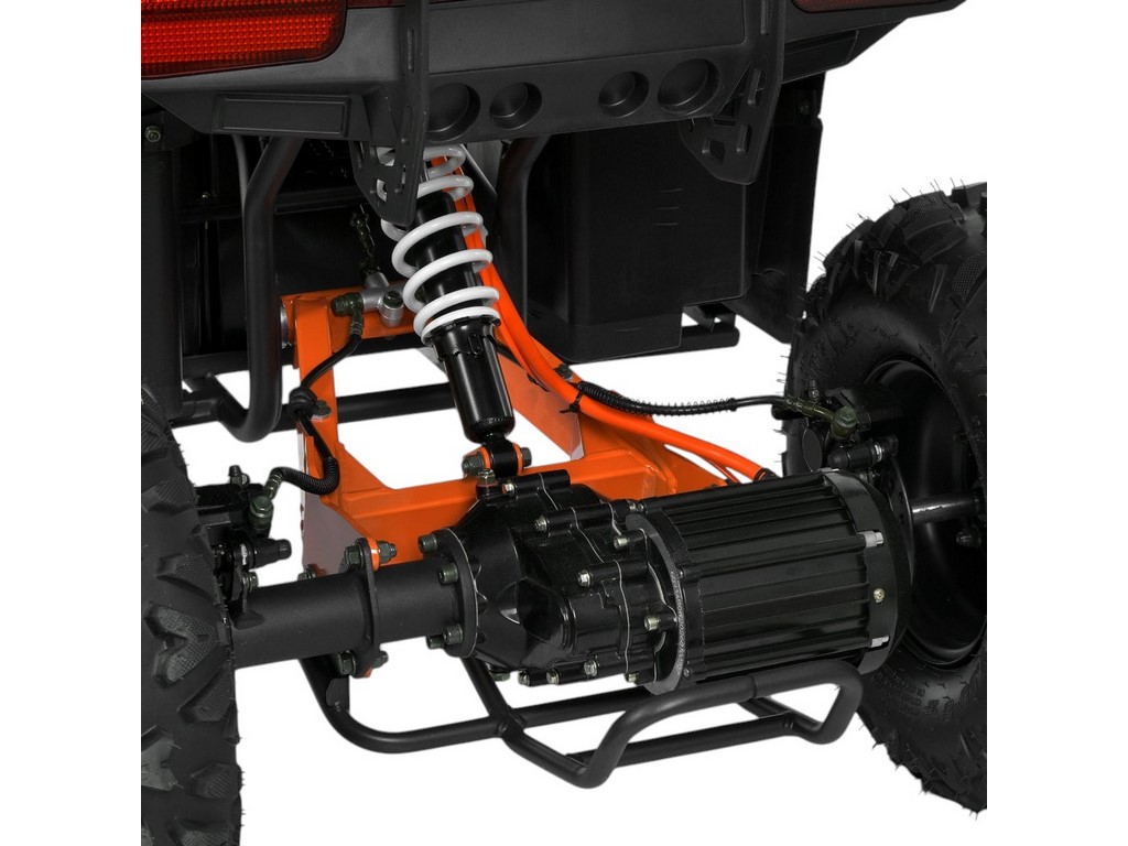 Квадроцикл електричний HB-FFN1450-2-7(MP3), 1450W, 12V/20Ah, чорно-помаранчевий
