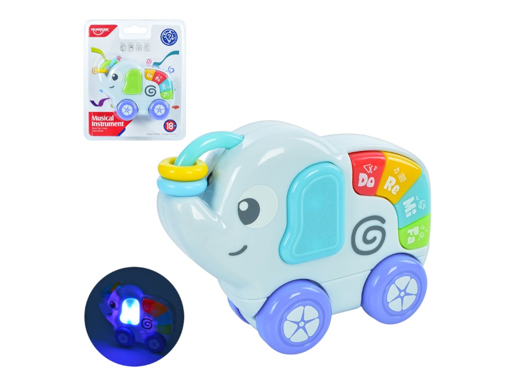 Музыкальная игрушка-пианино Слоненок