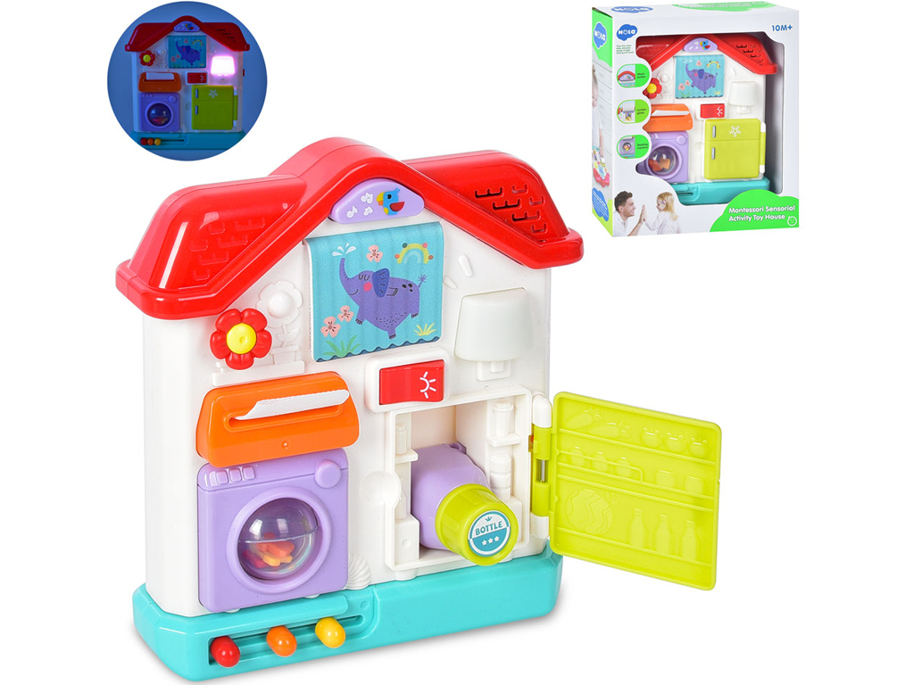 Игровой дом музыкальный HE898600, 19 см, звук и свет, Hola