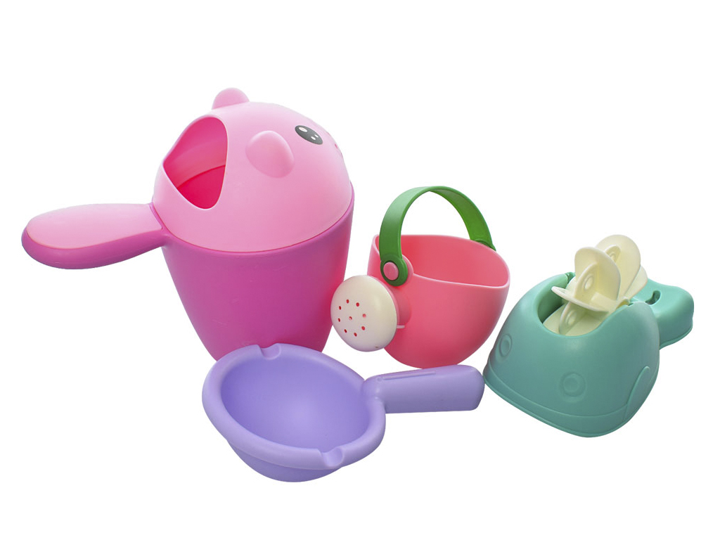 Набор для песочницы с воронкой и мельницей HG-830, 30 см, в сетке, BabyToys