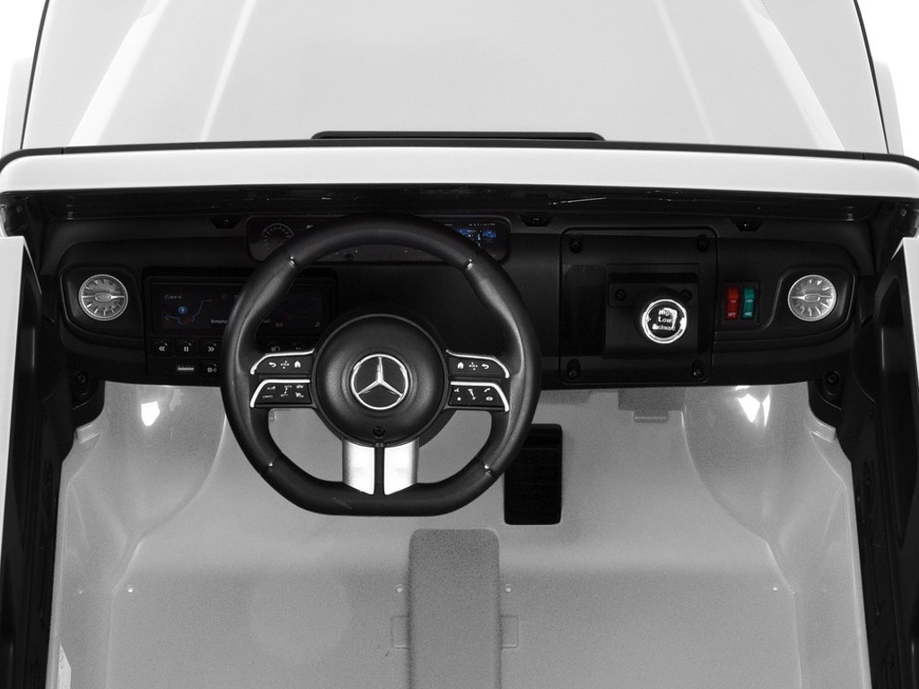 Електромобіль двомісний JJ2288EBLR-1 Mercedes-Benz, 1х24V7/AH, 4×45W, EVA, TF, білий
