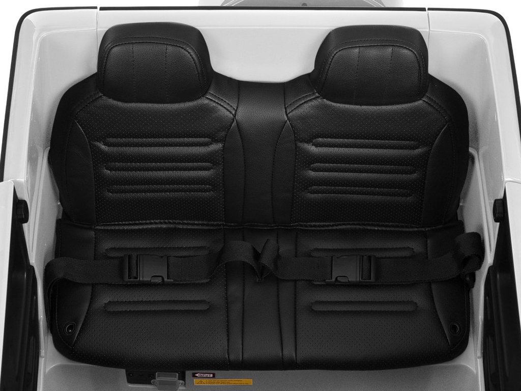 Електромобіль двомісний JJ2288EBLR-1 Mercedes-Benz, 1х24V7/AH, 4×45W, EVA, TF, білий