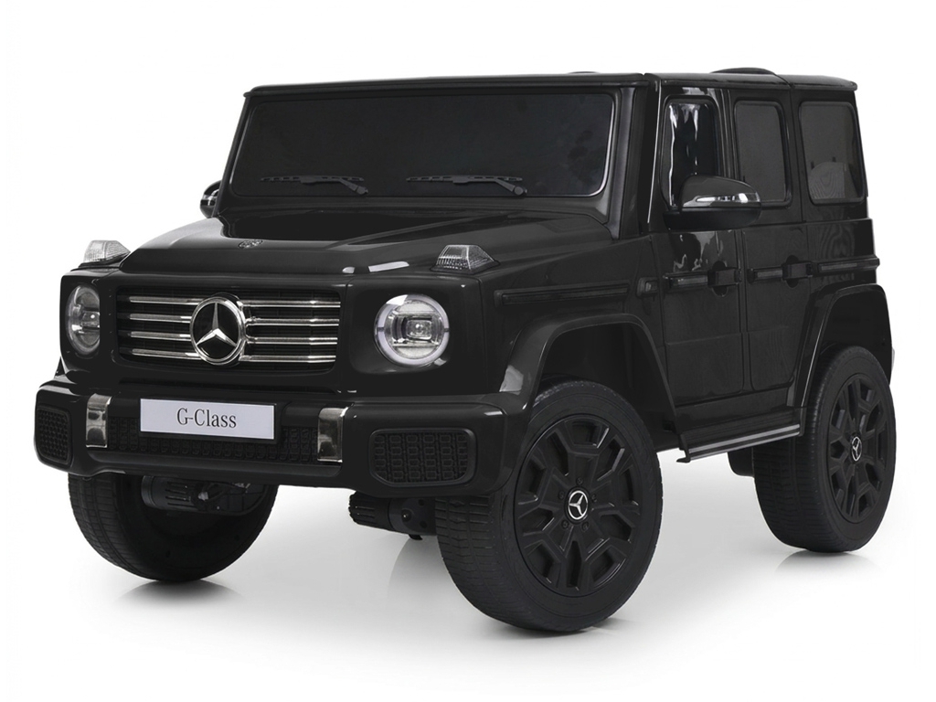 Електромобіль двомісний JJ2288EBLR-2 Mercedes-Benz, 1х24V7/AH, 4×45W, EVA, TF, чорний