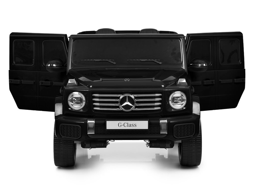 Електромобіль двомісний JJ2288EBLR-2 Mercedes-Benz, 1х24V7/AH, 4×45W, EVA, TF, чорний