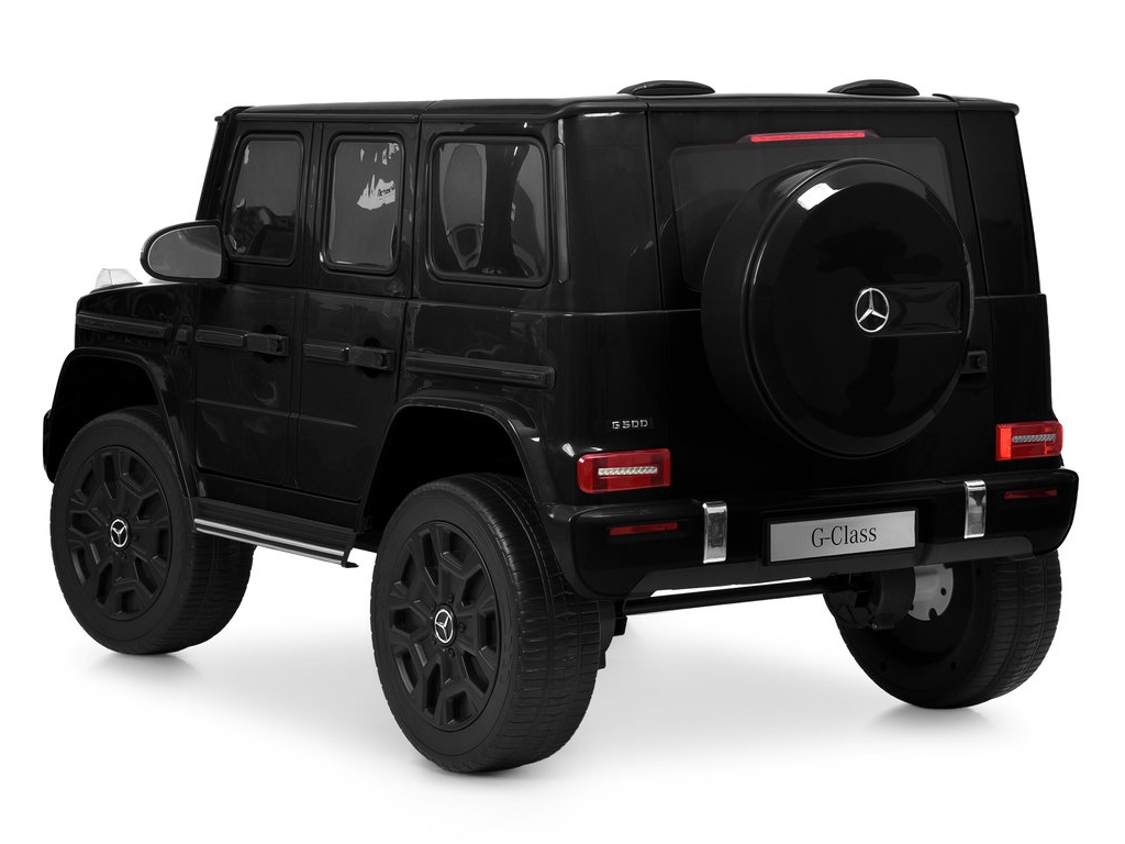 Електромобіль двомісний JJ2288EBLR-2 Mercedes-Benz, 1х24V7/AH, 4×45W, EVA, TF, чорний