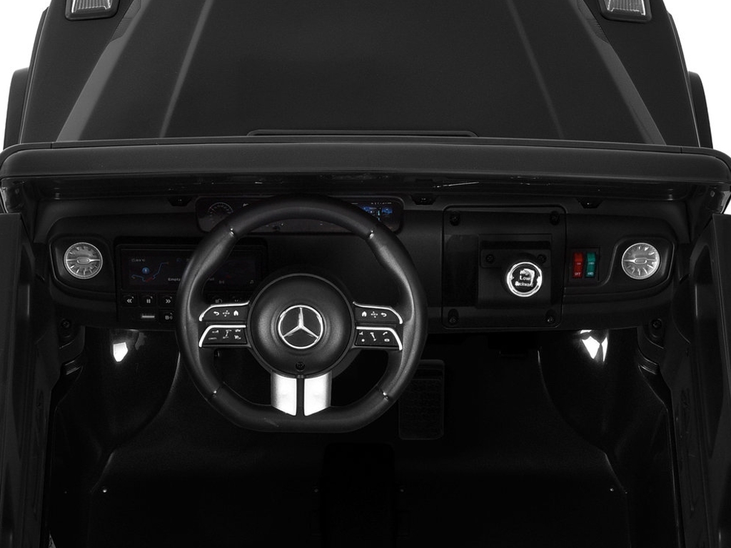 Електромобіль двомісний JJ2288EBLR-2 Mercedes-Benz, 1х24V7/AH, 4×45W, EVA, TF, чорний