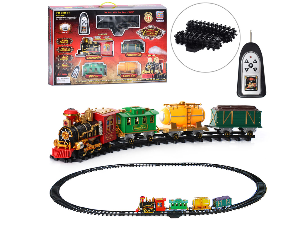 Железная дорога Классическая на радиоуправлении. Limo Toy 0622/40353