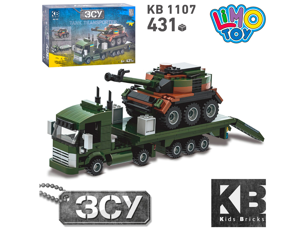 Конструктор військова техніка. Limo Toy KB 1107. 431 деталь